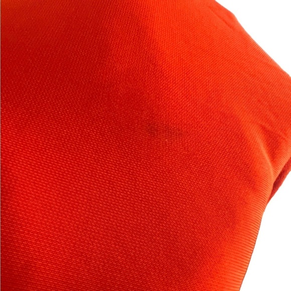 Diane Von Furstenberg Tadd Orange Dress Viscose Knit - Picture 11 of 12